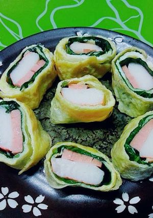 Hình của món Trứng cuộn kiểu Hàn xẻng:))).