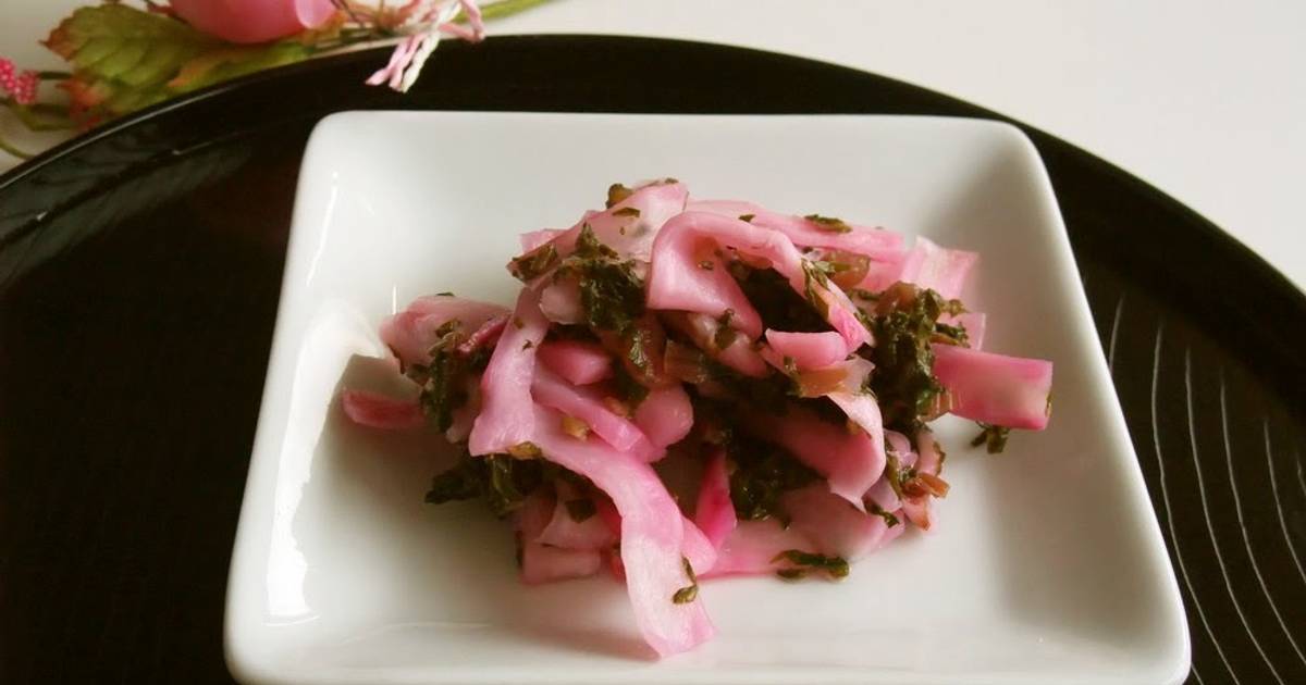 Pickled Sakura and Japanese Turnips Recipe by cookpad.japan Cookpad