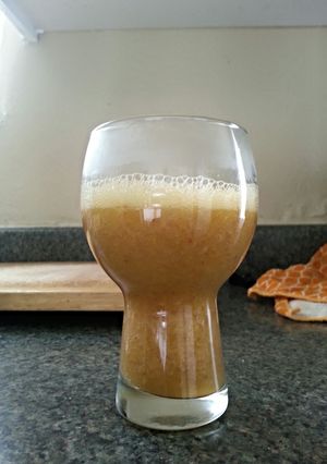 A picture of Black Tea & Peach Smoothie.