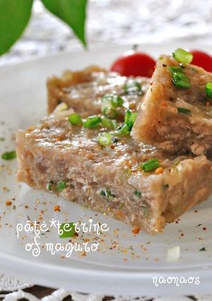 A picture of Terrine-Style Fresh Tuna & Canned Tuna Pâté.
