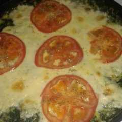 A picture of Pizza de verdura.