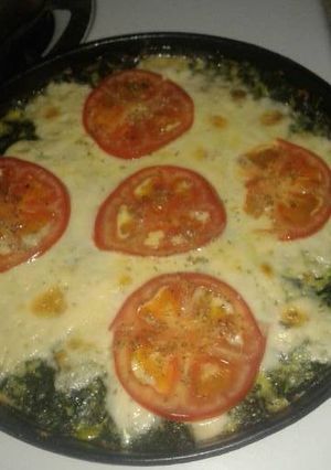 Una foto de Pizza de verdura