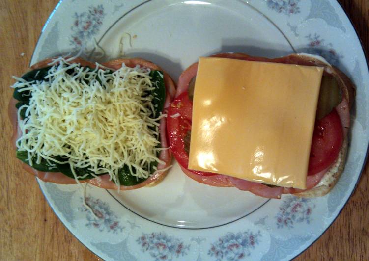 Simple Way to Make Perfect Taisen&#39;s wacky ham sandwich