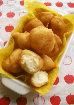A picture of Easy Crispy and Chewy Potato Starch Donuts.