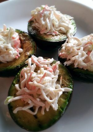 A picture of Grilled Avocado.
