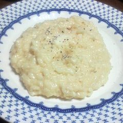 A picture of Rich Soy Milk & Cheese Risotto.
