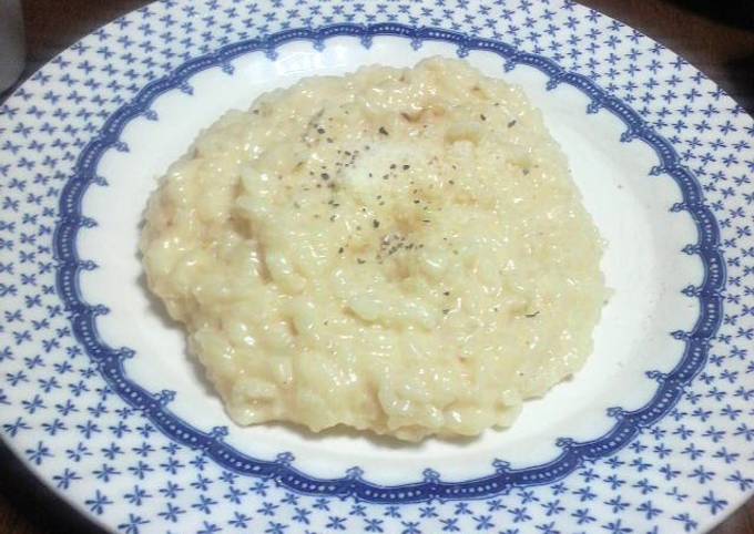 Rich Soy Milk & Cheese Risotto