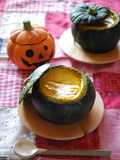 For Halloween! Bocchan Kabocha Squash Pudding