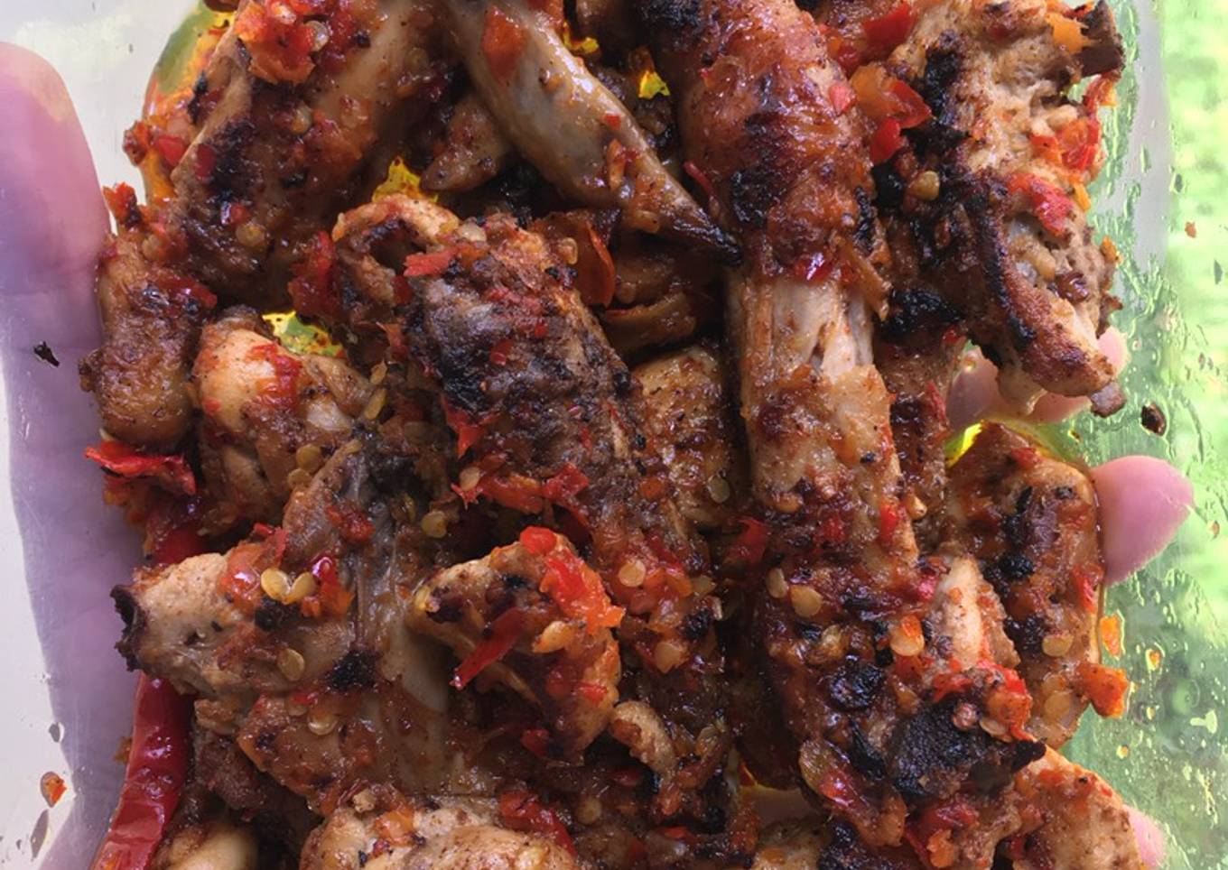 Ayam Bakar Rica Rica Manado (bakar teflon)