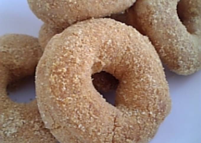 Simple Way to Make Speedy Doughnut Rings No.1 Kinako