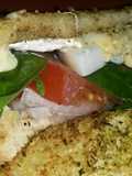 Sig's Goats Brie, Egg and Tomato griddle Sandwich