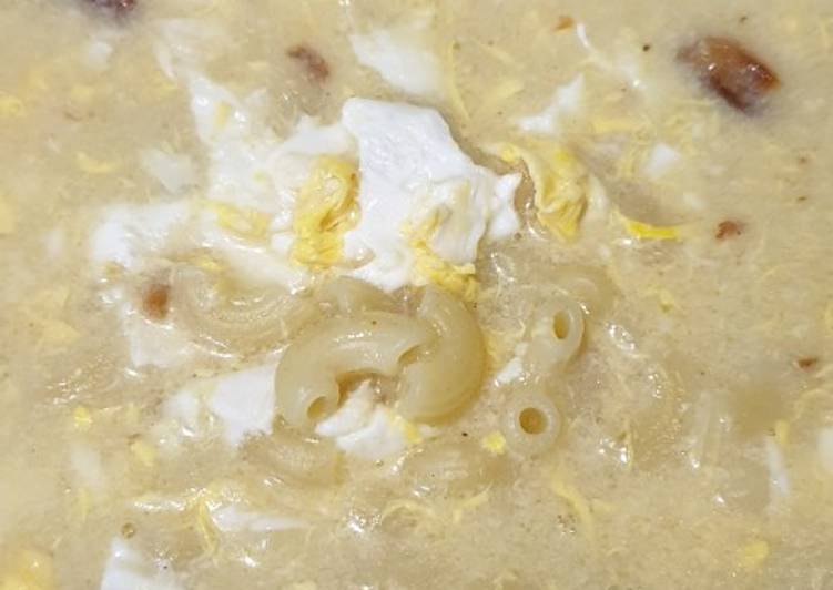 Bagaimana Menyiapkan Sup Makaroni Telur (untuk anak) yang Menggugah Selera