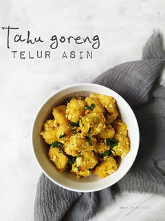 Foto resep Tahu Goreng Telur Asin