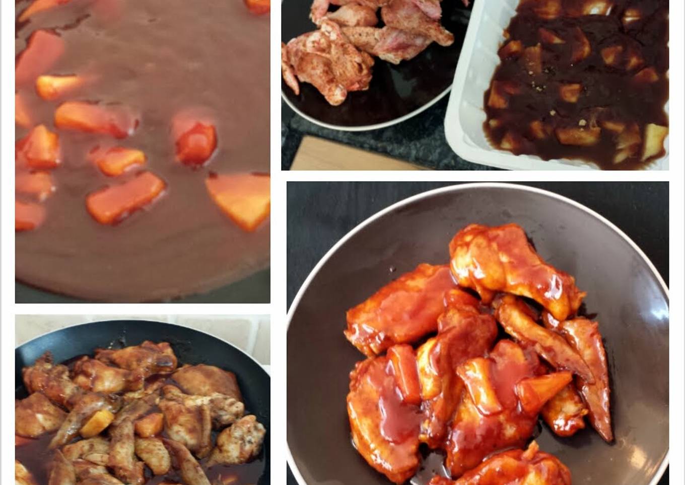 Hawaiian Honey BBQ Wings