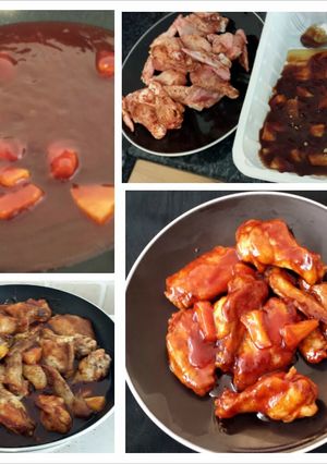 A picture of Hawaiian Honey BBQ Wings.