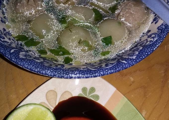 Cara Gampang Membuat Cilok kuah..#feat baso sapi yang Enak Banget