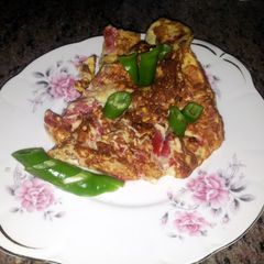 A picture of Fox Omelet eggs & cheese.