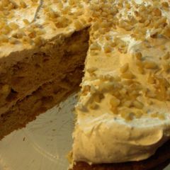 A picture of Apple Crumble Layer Cake.