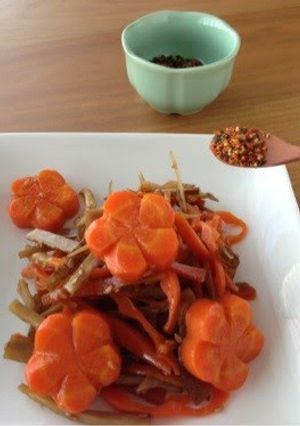 A picture of Root Vegetable Kinpira Stir-fry.