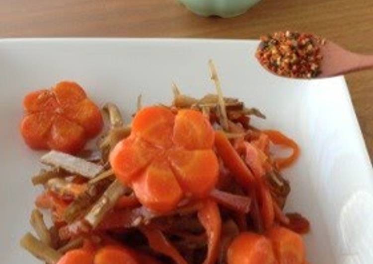 Recipe of Homemade Root Vegetable Kinpira Stir-fry