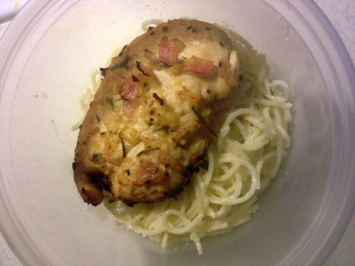 Simple Way Make Recipe Roasted Mediterranean Chicken With Lemon Parmesan Pasta that is Delicious, Perfect}