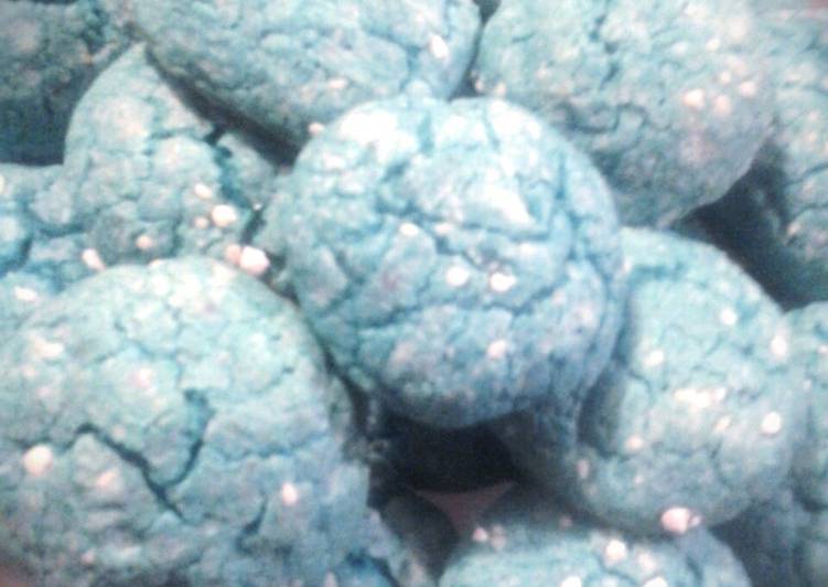 Step-by-Step Guide to Prepare Homemade Blue Gooey Butter Cookies!!!