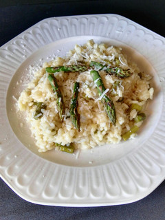 Una foto de Risotto de trigueros