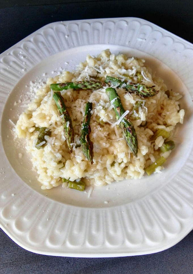 Una foto de Risotto de trigueros