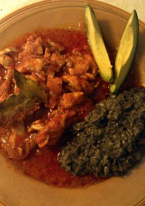 A picture of Tinga de pollo.