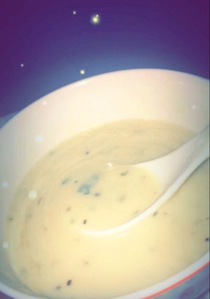صورة لوصفة شوربة اللبن التركيه