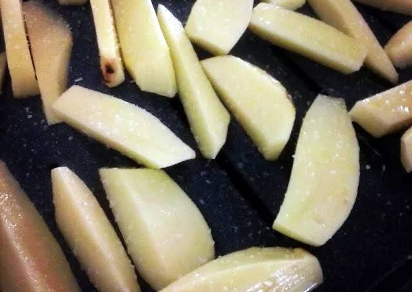 From scratch oven french fries