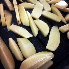 A picture of From scratch oven french fries.
