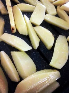 A picture of From scratch oven french fries.