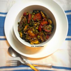 A picture of Pepper Garlic Vegetables Stir Fry.