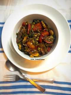A picture of Pepper Garlic Vegetables Stir Fry.
