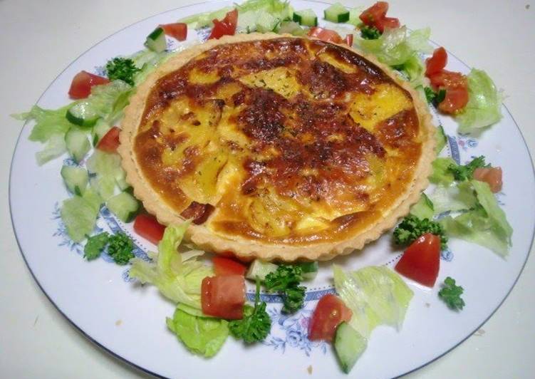 Recipe of Favorite Easy Potato Quiche Made From Scratch