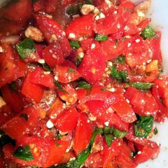 A picture of Tomato Feta Salad.