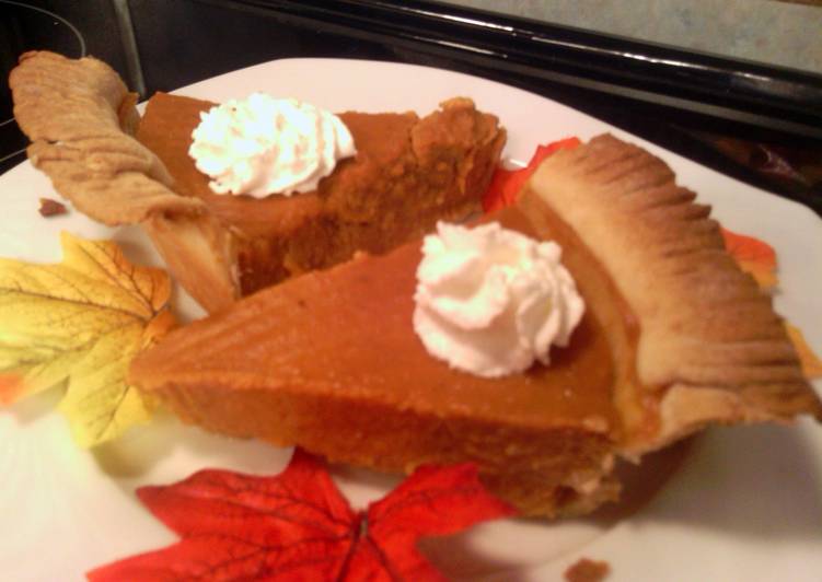 Recipe of Quick sunshine &#34;s maple pumpkin pie