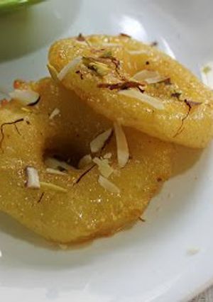 A picture of Green Apple Jalebi.