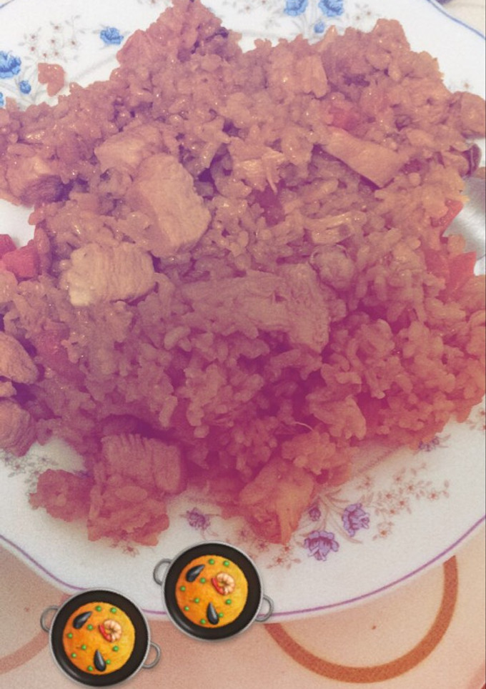 Una foto de Arroz con pollo