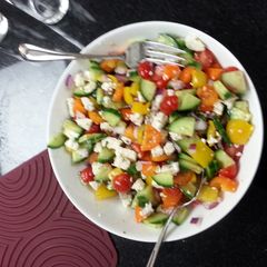 Deb's Geek Salad A picture of Deb's Geek Salad.