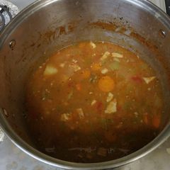 A picture of Pork and Red Bean Soup.