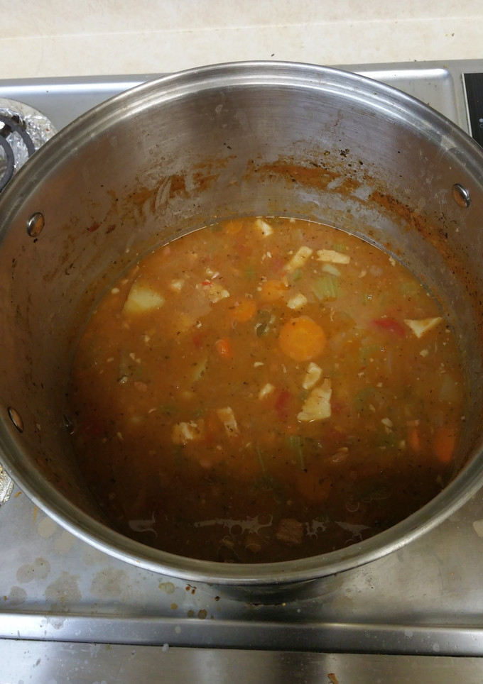 A picture of Pork and Red Bean Soup.