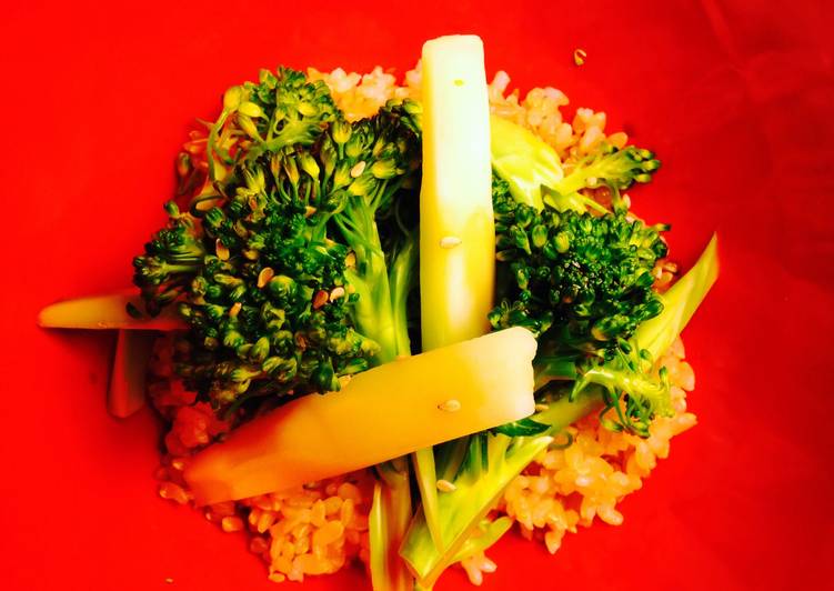 Steps to Cook Ultimate Steamed Broccoli