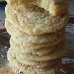 Vanilla Pudding Cookies A picture of Vanilla Pudding Cookies.