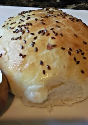 A picture of Ham and Swiss Stuffed Rolls.