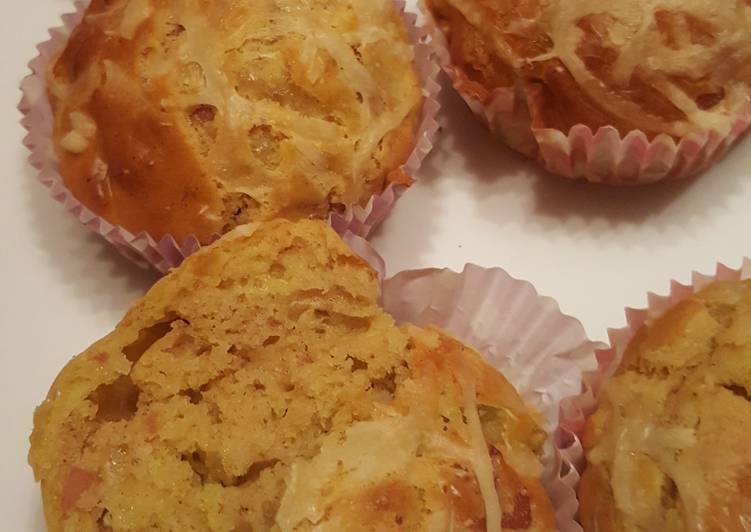 Recipe: Delicious Muffins au jambon et olives