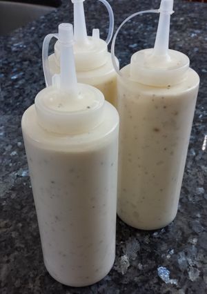 A picture of Homemade Ranch dressing.