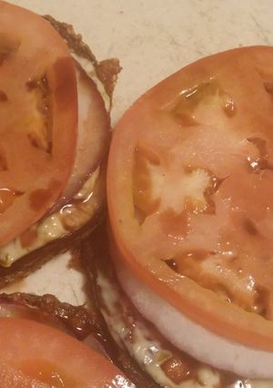 A picture of Eggplant Sandwiches.