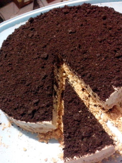 A picture of Oreo Cheese Cake.